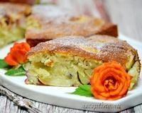 Пирог с яблоками и ежевикой (тесто на кефире) - рецепт с фото